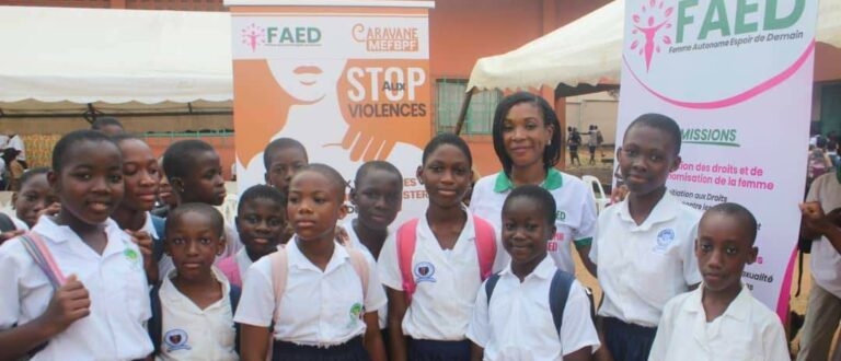 Article : Violences basées sur le genre : L’ONG FAED instruit plus de 200 filles